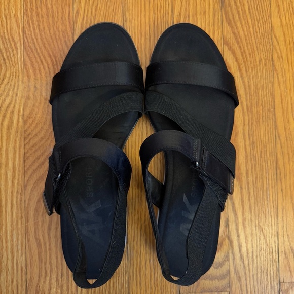Anne Klein Nolita Sport Women’s Black Sandals Size 9 - Picture 4 of 10